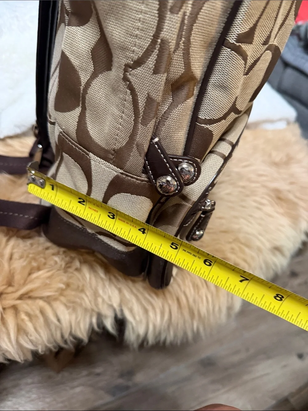 Coach Signature Backpack Brown/Mahogany F77171 NWT
